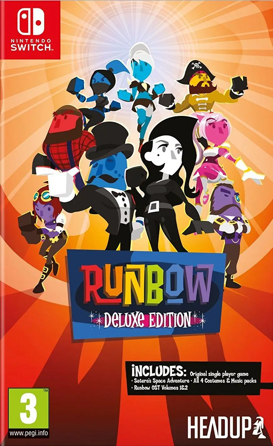 Runbow Deluxe Edition Nintendo Switch okładka gry