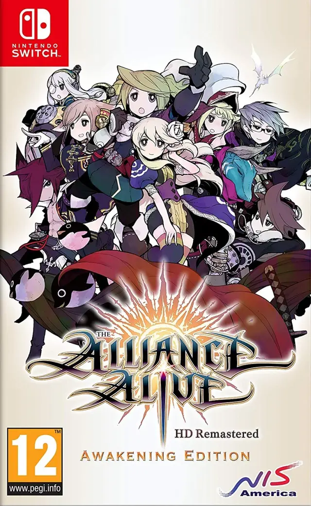 The Alliance Alive HD Remastered Nintendo Switch okładka gry