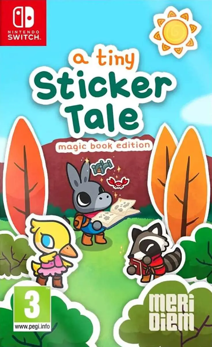 A Tiny Sticker Tale Magic Book Edition Nintendo Switch okładka gry