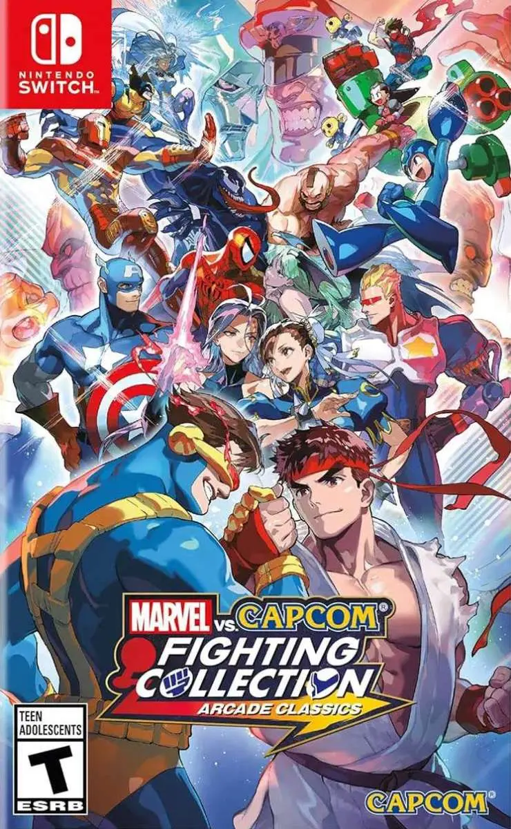 Marvel vs. Capcom Fight Coll Arcade Class Nintendo Switch okładka gry