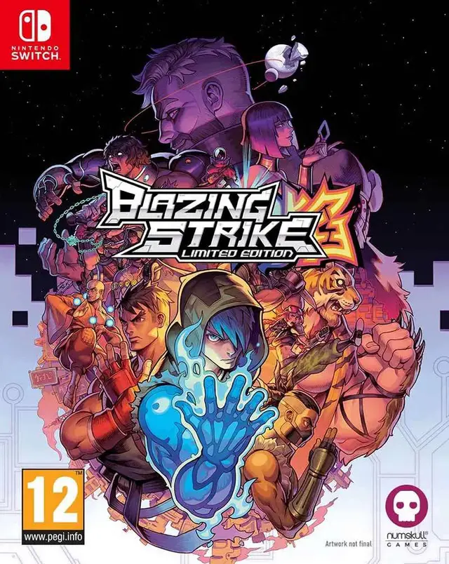 Blazing Strike Limited Edition Nintendo Switch okładka gry