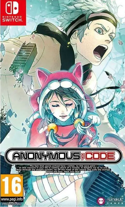 Anonymous;Code Steelbook Launch Edition Nintendo Switch okładka gry