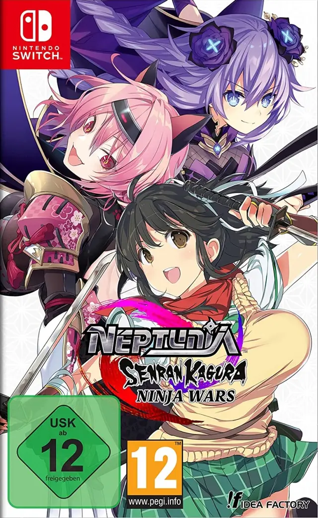 Neptunia x SENRAN KAGURA Ninja Wars Day One Edition Nintendo Switch okładka gry