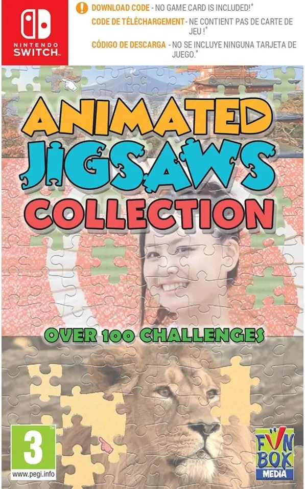 Animated Jigsaws Collection Nintendo Switch okładka gry