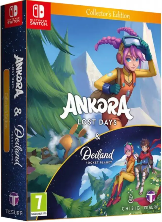 Ankora Lost Days & Deiland Pocket Planet Collector's Edition Nintendo Switch okładka gry