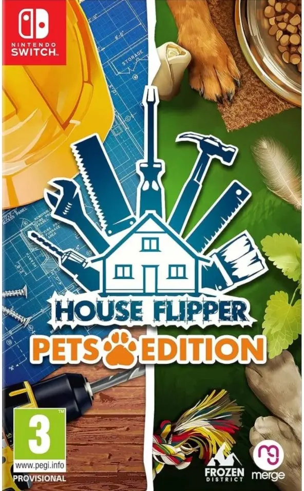 Okładka gry House Flipper Pets Edition na Nintendo Switch - najlepsza oferta