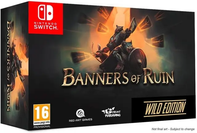 Banners of Ruin Wild Edition Nintendo Switch okładka gry