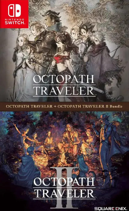 Octopath Traveler + Octopath Traveler II Bundle Nintendo Switch okładka gry