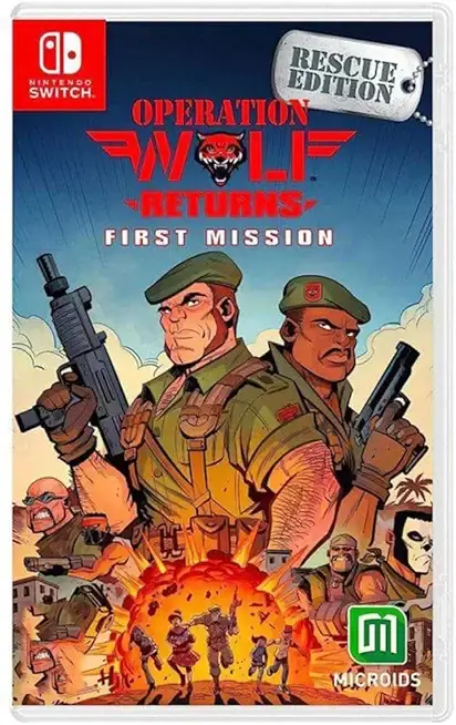 Operation Wolf Returns: First Mission Nintendo Switch okładka gry