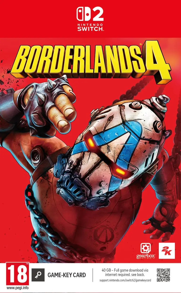 Okładka gry Borderlands 4 na Nintendo Switch 2
