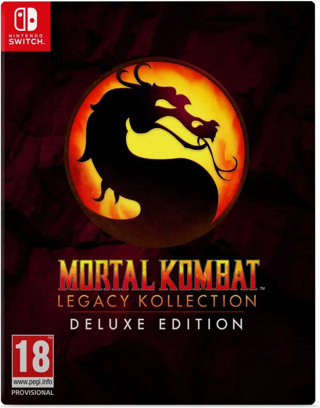 Mortal Kombat: Legacy Kollection Deluxe Nintendo Switch okładka gry