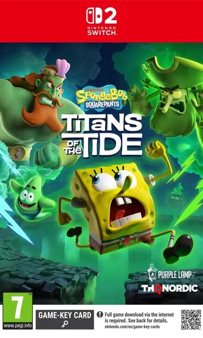 SpongeBob SquarePants: Titans of the Tide Nintendo Switch 2 okładka gry
