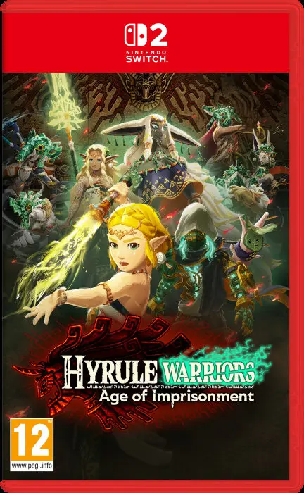 Okładka gry Hyrule Warriors: Age of Imprisonment na Nintendo Switch 2