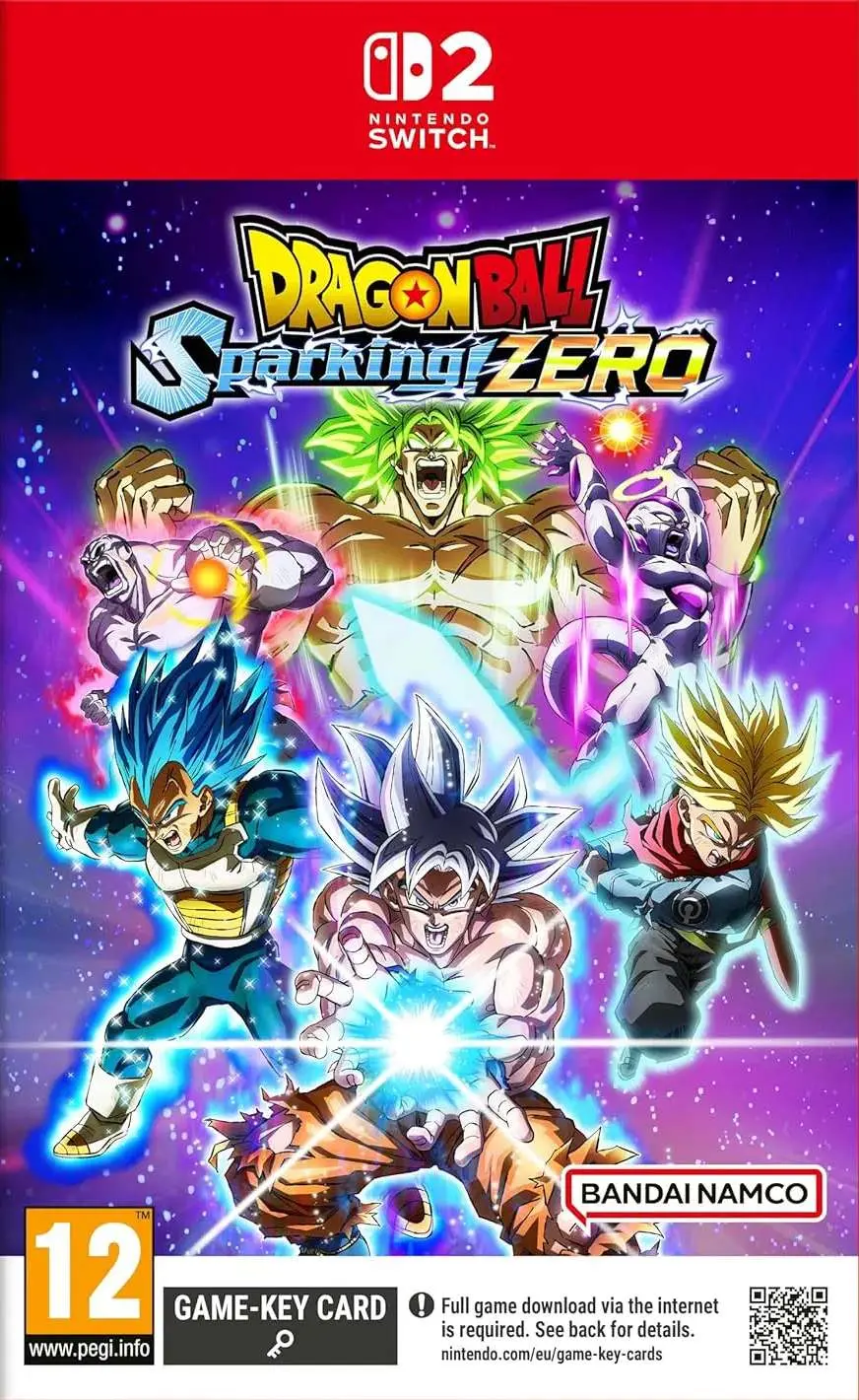 Dragon Ball Sparking! ZERO Nintendo Switch 2 okładka gry