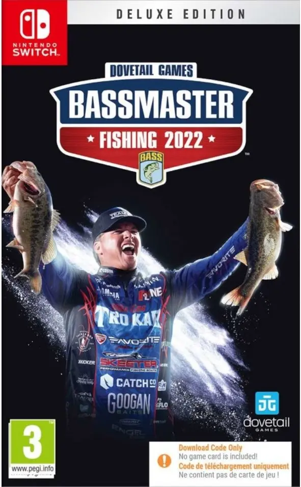 Bassmaster Fishing Deluxe 2022 Nintendo Switch okładka gry