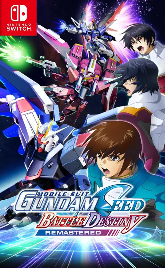Mobile Suit Gundam SEED Battle Destiny Remastered Nintendo Switch okładka gry