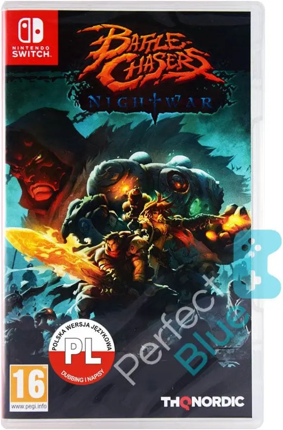 Battle Chasers Nightwar Nintendo Switch okładka gry
