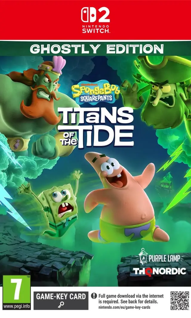 SpongeBob SquarePants: Titans of the Tide Ghostly Edition Nintendo Switch 2 okładka gry