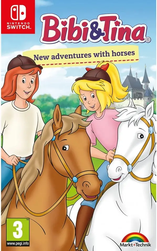 Bibi & Tina New Adventures With Horses Nintendo Switch okładka gry