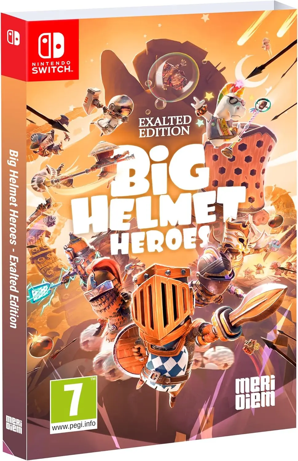 Big Helmet Heroes Exalted Edition Nintendo Switch okładka gry
