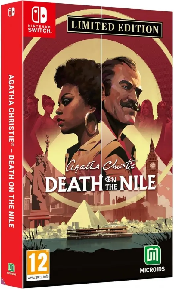 Okładka gry Agatha Christie - Death on the Nile Limited Edition na Nintendo Switch Okładka gry Agatha Christie - Death on the Nile Limited Edition na Nintendo Switch