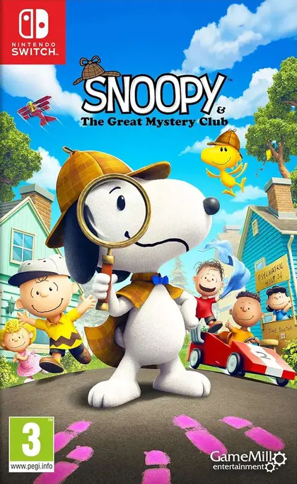 Snoopy & The Great Mystery Club Nintendo Switch okładka gry