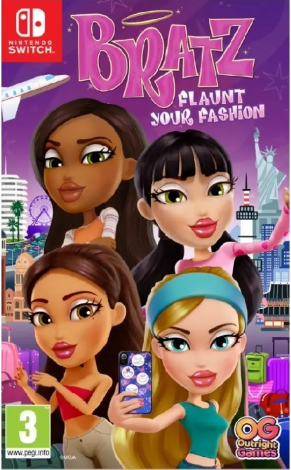 BRATZ Flaunt Your Fashion Nintendo Switch okładka gry