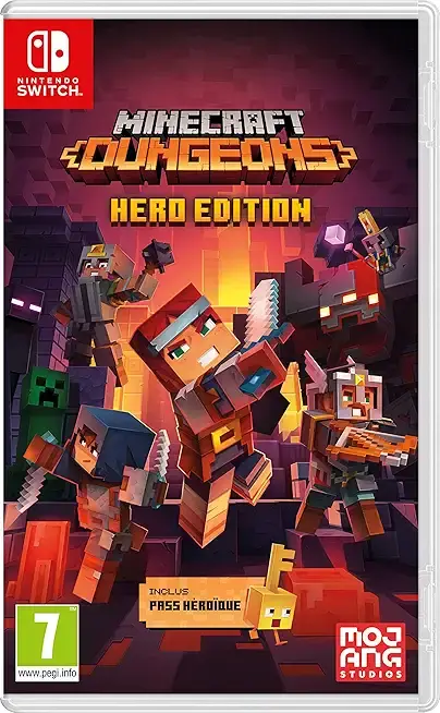 Minecraft Dungeons Hero Edition Nintendo Switch okładka gry