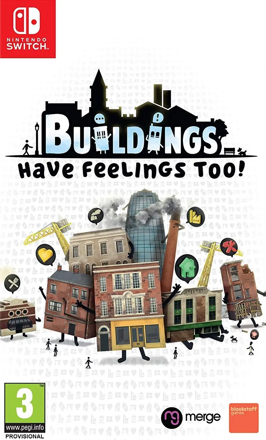 Okładka gry Buildings Have Feelings Too! na Nintendo Switch - najlepsza oferta