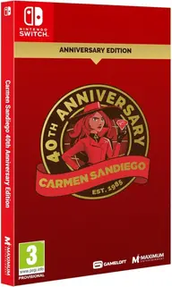 Carmen Sandiego 40th Anniversary Edition Nintendo Switch okładka gry