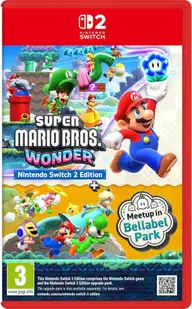 Super Mario Bros. Wonder + Meetup in Bellabel Park Nintendo Switch 2 okładka gry