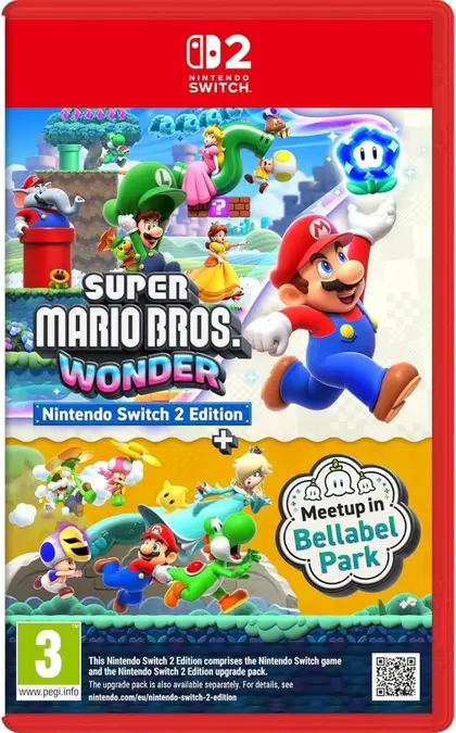 Super Mario Bros. Wonder + Meetup in Bellabel Park Nintendo Switch 2 okładka gry