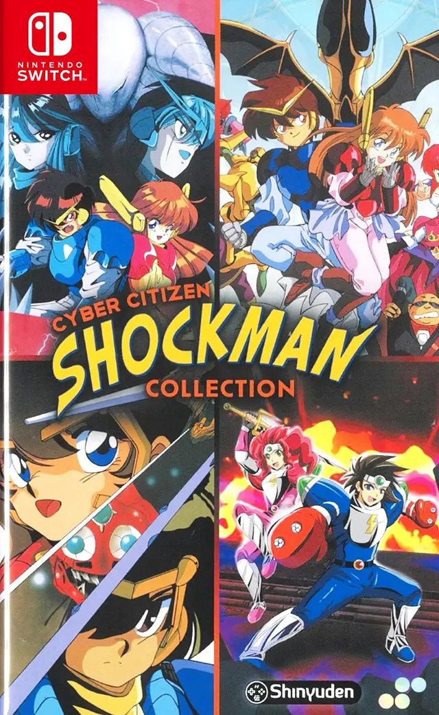 Cyber Citizen Shockman Collection Nintendo Switch okładka gry