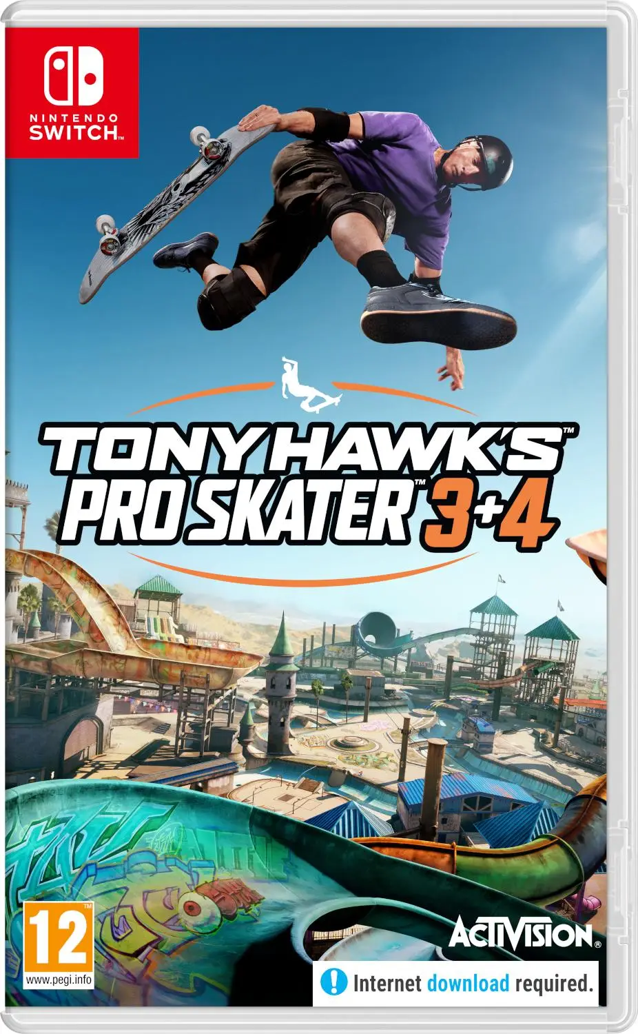 Tony Hawk's Pro Skater 3 + 4 Nintendo Switch okładka gry