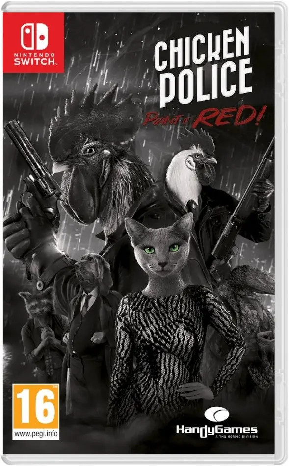 Chicken Police: Paint it Red Nintendo Switch okładka gry