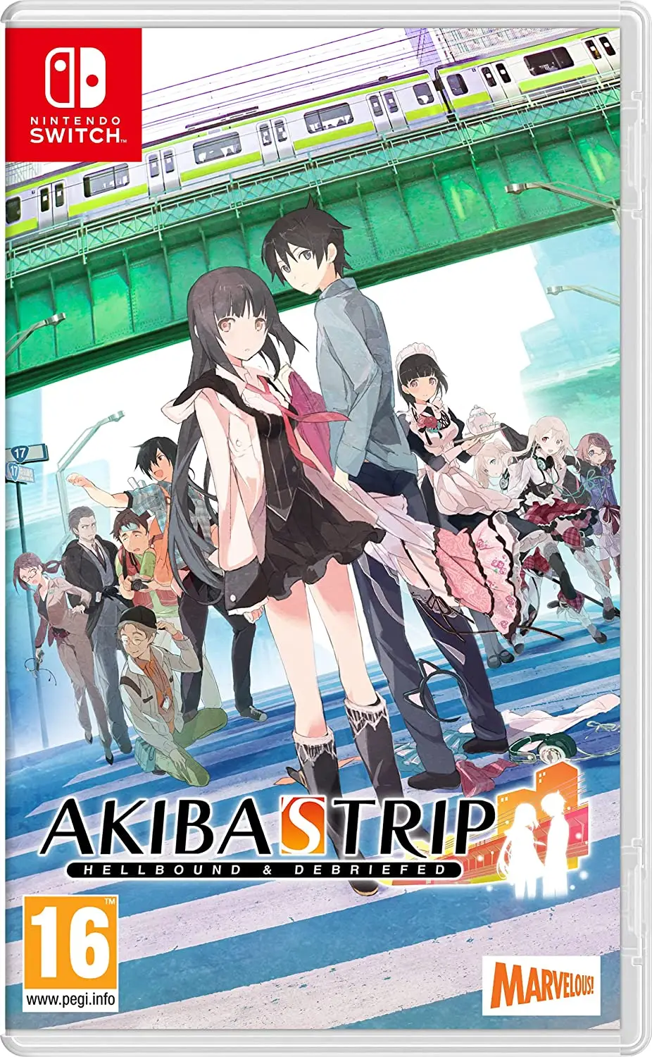 Akiba's Trip: Hellbound & Debriefed Nintendo Switch okładka gry