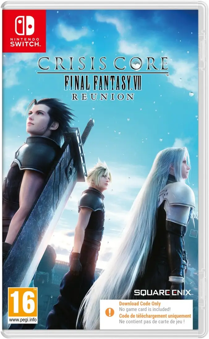 Crisis Core Final Fantasy VII Reunion Nintendo Switch okładka gry