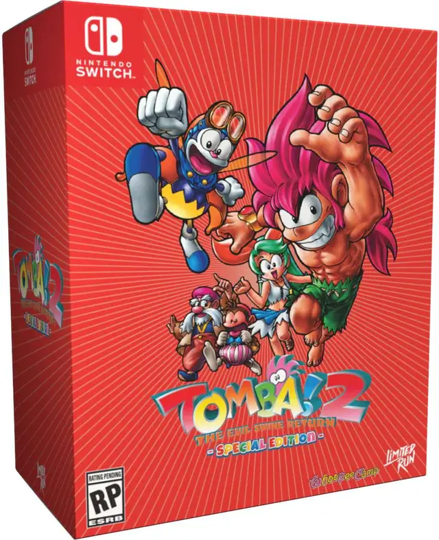 Tomba! 2: The Evil Swine Return Special Whoopee Edition Nintendo Switch okładka gry