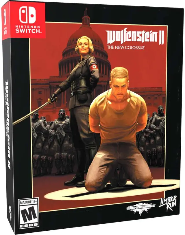Wolfenstein II: The New Colossus Collector's Edition Nintendo Switch okładka gry