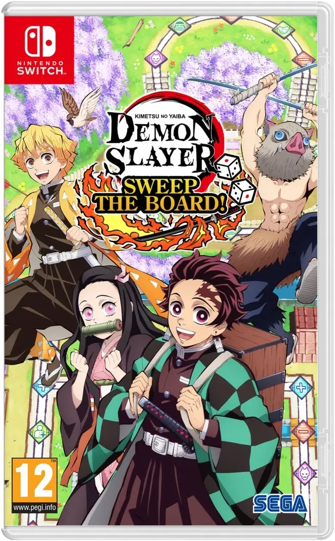 Okładka gry Demon Slayer Kimetsu no Yaiba Sweep the Board! na Nintendo Switch - najlepsza oferta