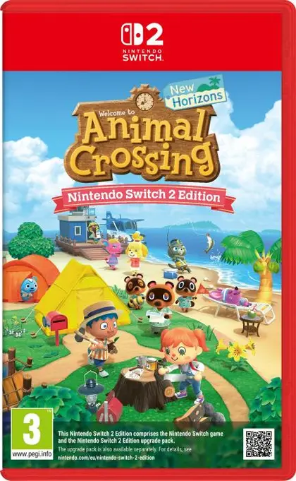 Animal Crossing: New Horizons Nintendo Switch 2 okładka gry