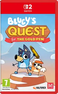 Bluey's Quests for the Gold Pen Nintendo Switch 2 okładka gry