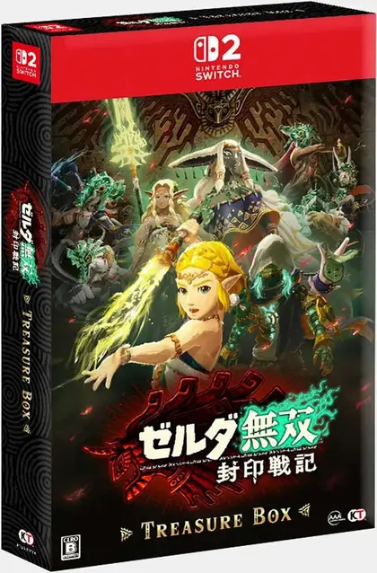 Hyrule Warriors: Age of Imprisonment Treasure Box Nintendo Switch 2 okładka gry