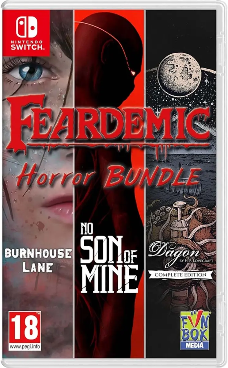 Okładka gry Feardemic Horror Bundle na Nintendo Switch Okładka gry Feardemic Horror Bundle na Nintendo Switch