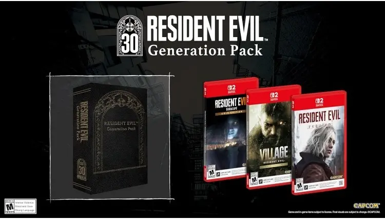 Okładka gry Resident Evil Generation Pack na Nintendo Switch 2