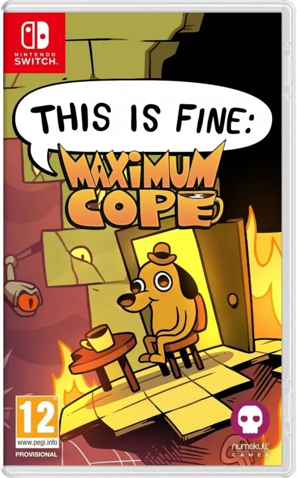 This Is Fine Maximum Cope Nintendo Switch okładka gry