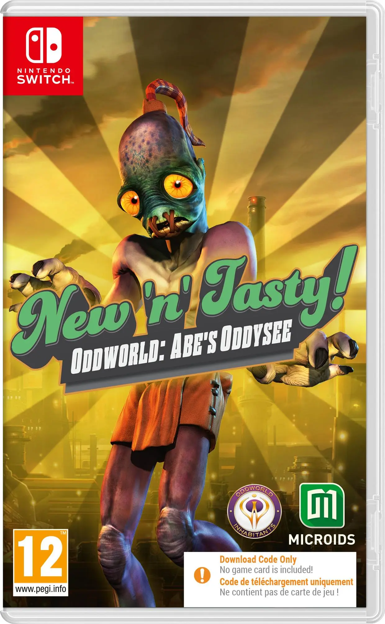 Oddworld: New 'n' Tasty Nintendo Switch okładka gry