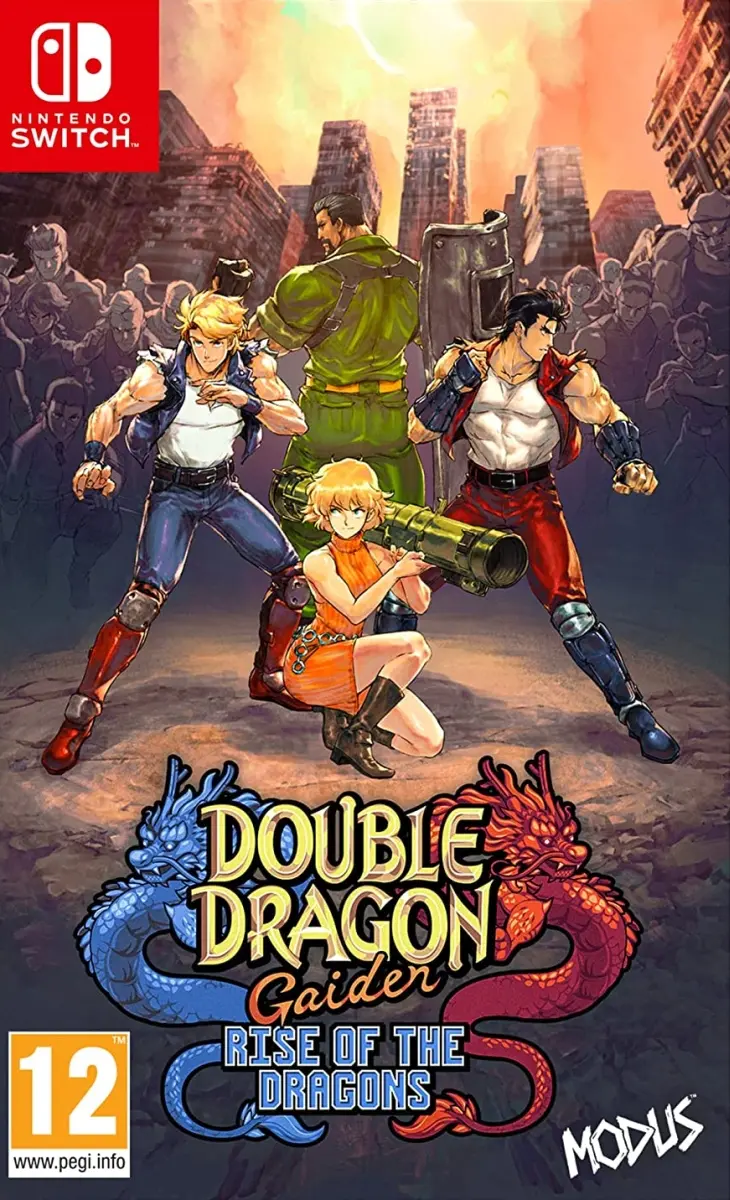 Okładka gry Double Dragon Gaiden Rise of the Dragons na Nintendo Switch - najlepsza oferta