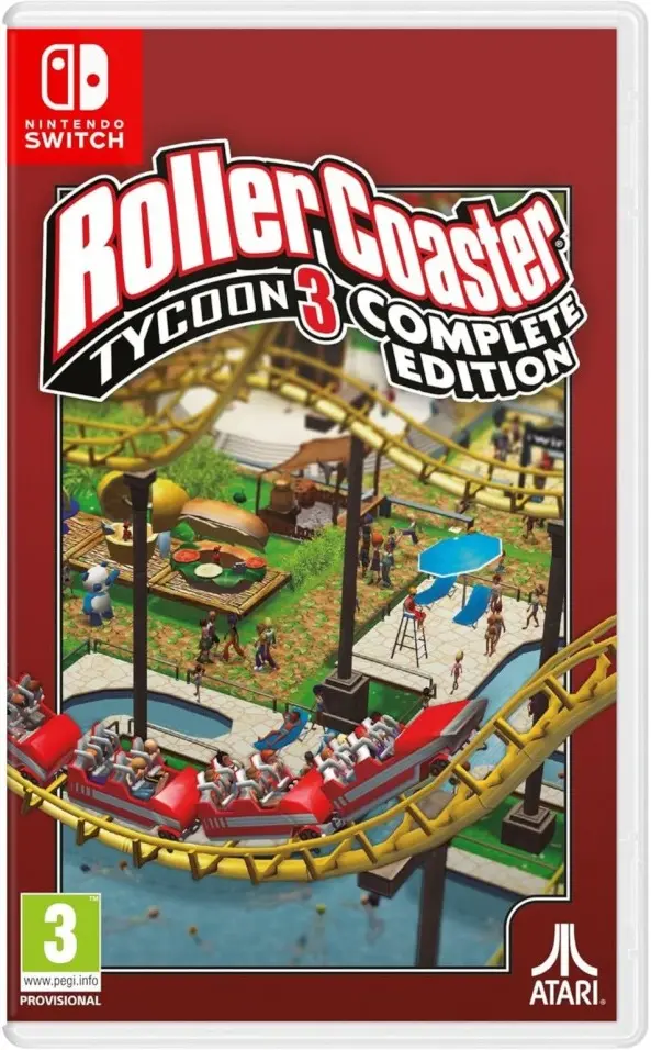 RollerCoaster Tycoon 3 Complete Edition Nintendo Switch okładka gry