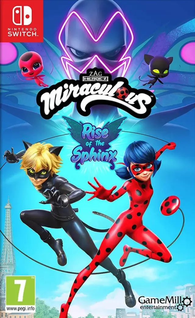 Miraculous: Rise of the Sphinx Nintendo Switch okładka gry